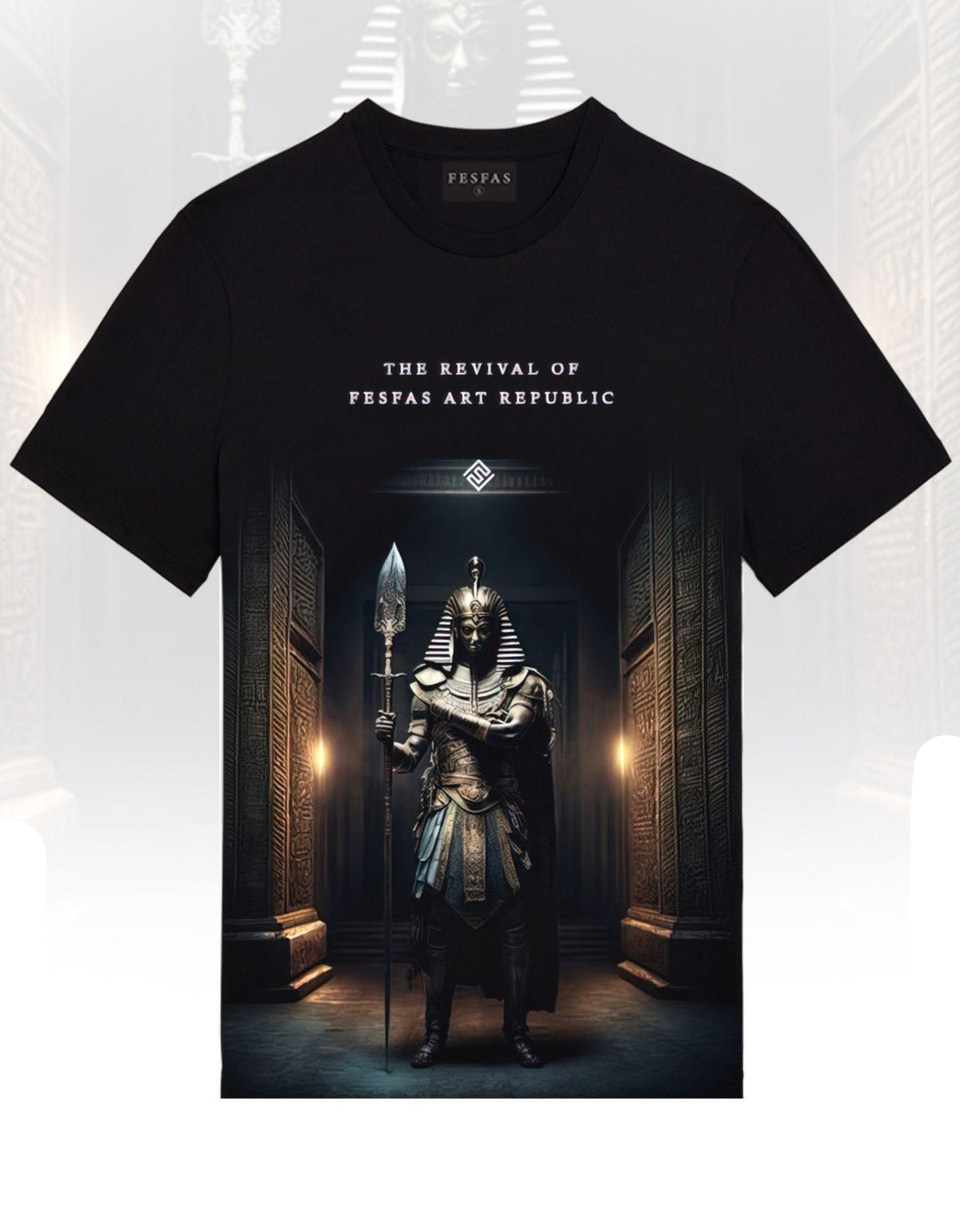 FesFas Warrior-print T-shirt | Black | Men