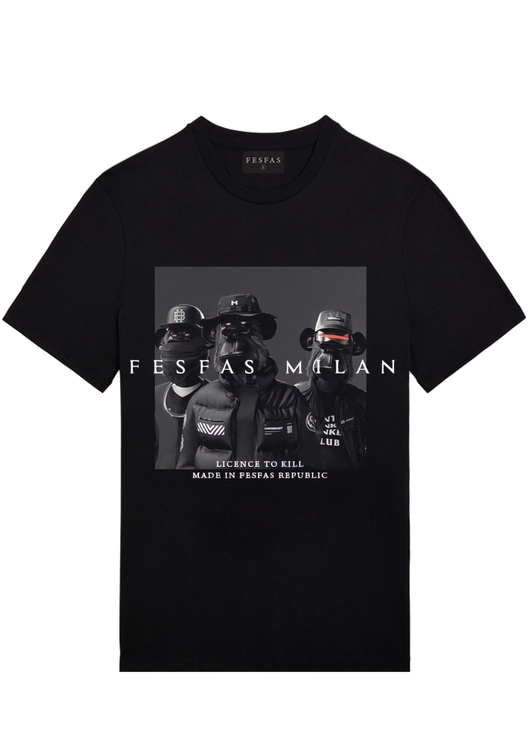 FesFas kingkong-print T-shirt | Black | Men