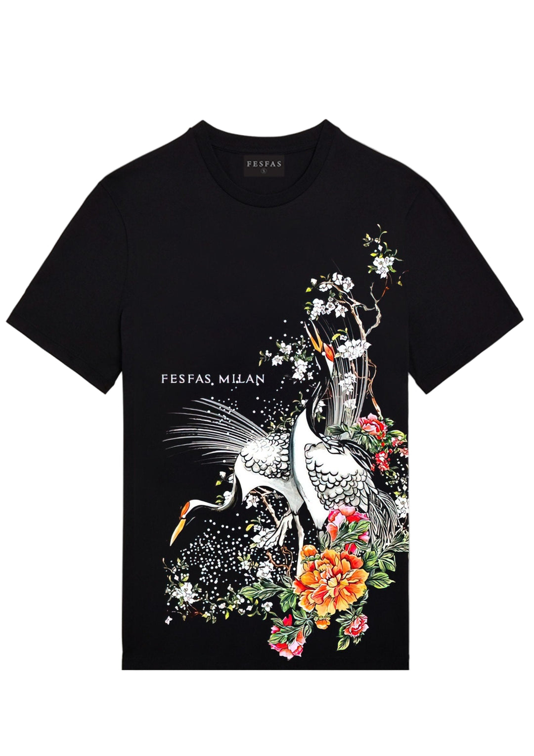 FesFas flowers-print T-shirt | Black | Men