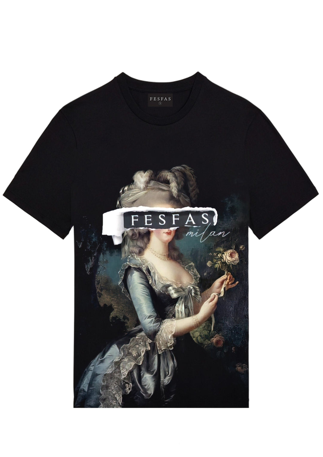 FesFas lady-print T-shirt | Black | Men