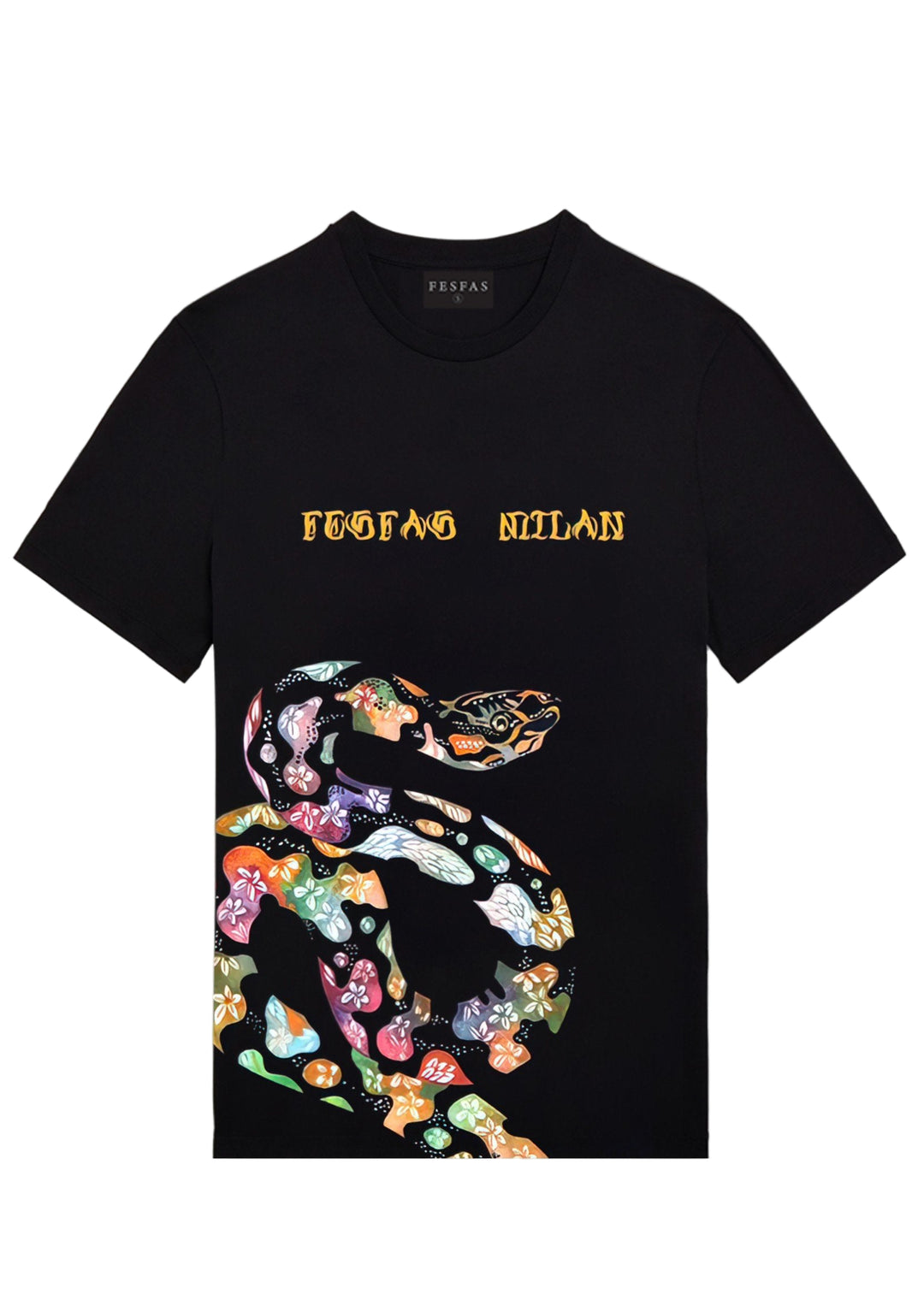 FesFas snake-print T-shirt | Black | Men