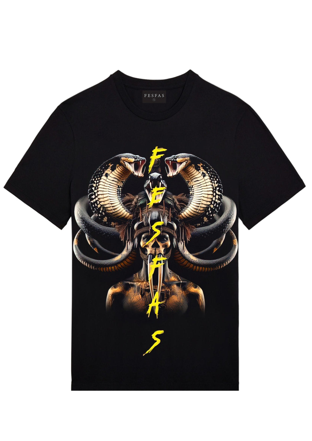 FesFas snake-print T-shirt | Black | Men