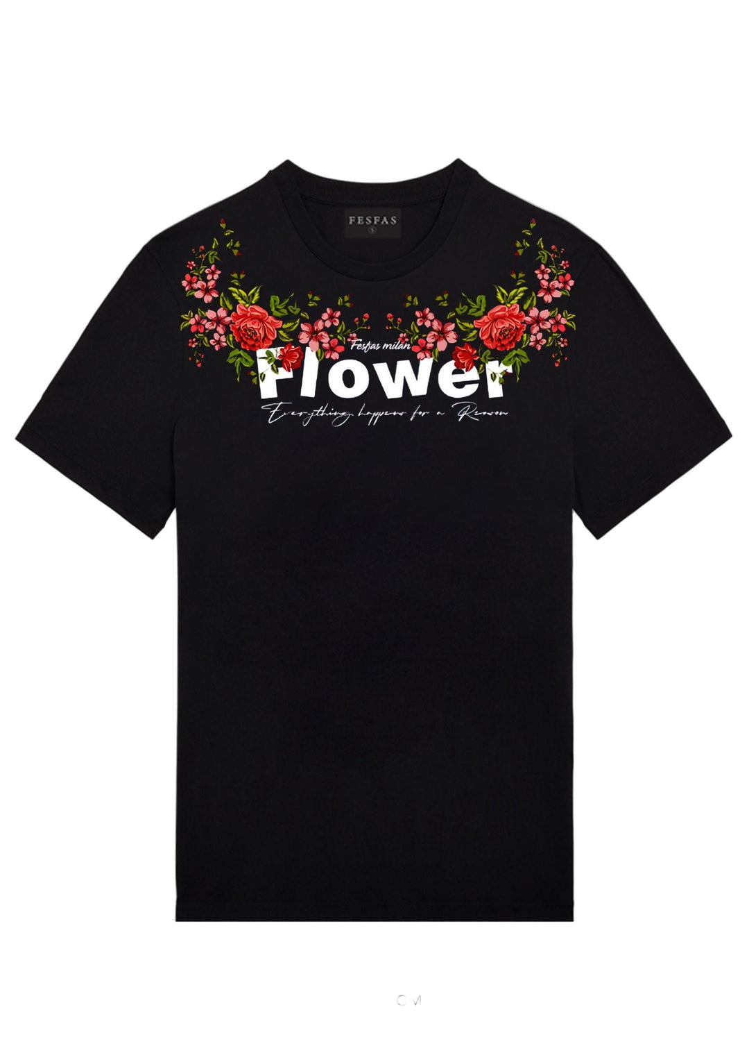 FesFas Floral-print T-shirt | Black | Men
