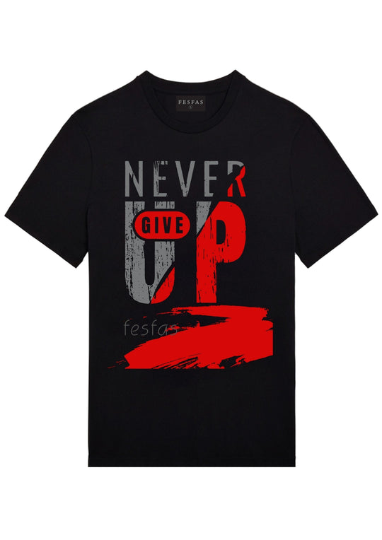 FesFas graphic-print T-shirt | Black | Men