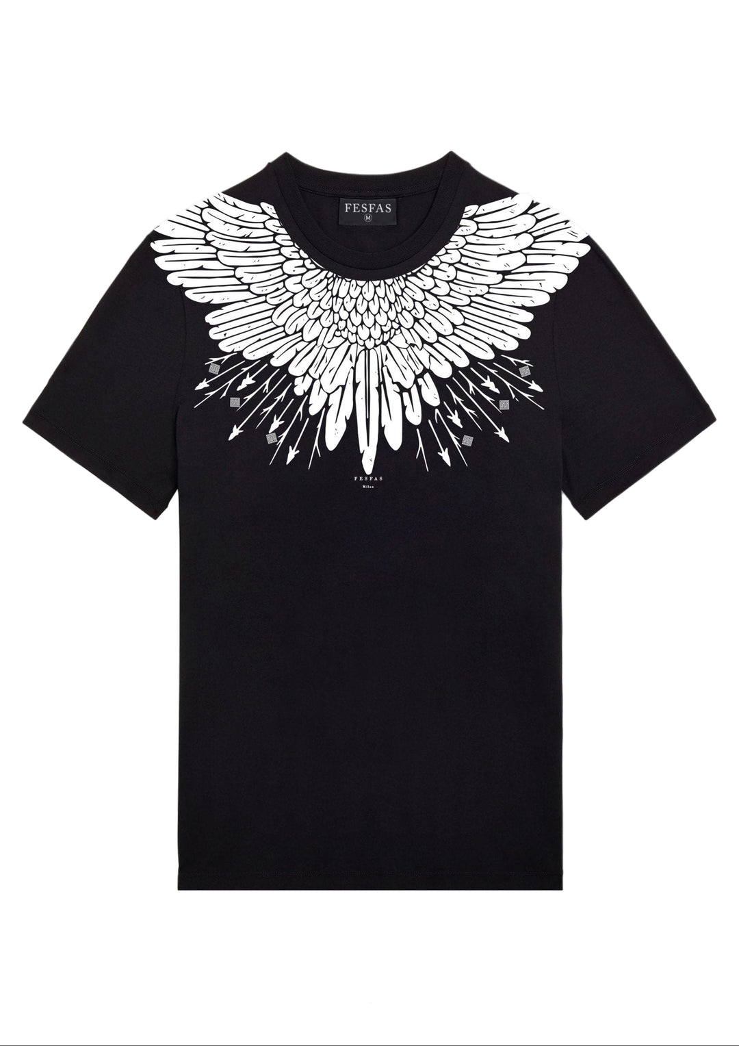 FesFas Eagle Wing-print T-shirt | Black | Men