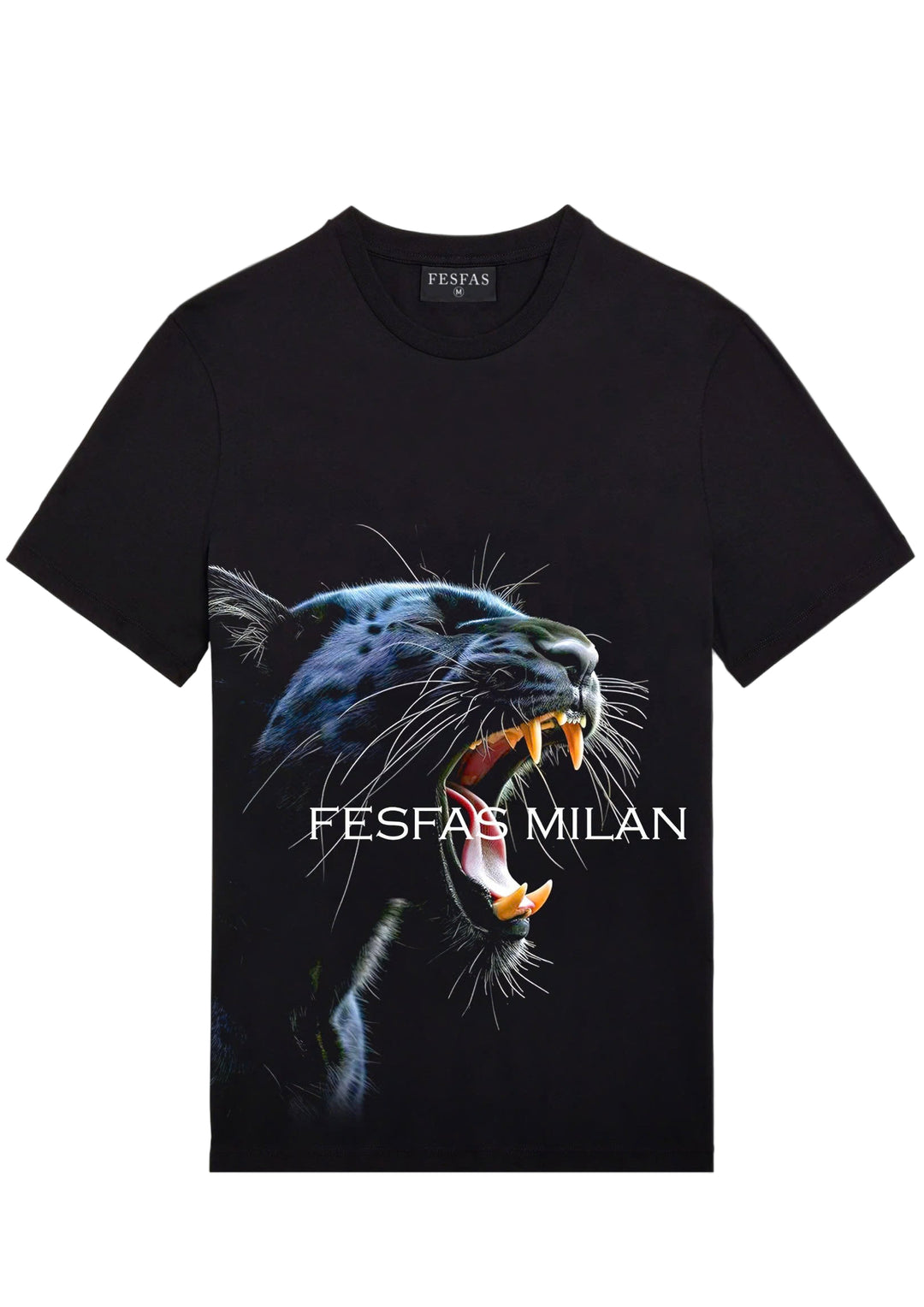 FesFas panther-print T-shirt | Black | Men