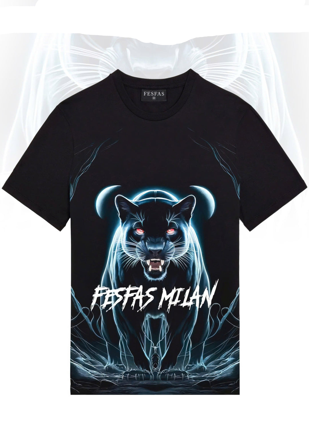 FesFas panther-print T-shirt | Black | Men