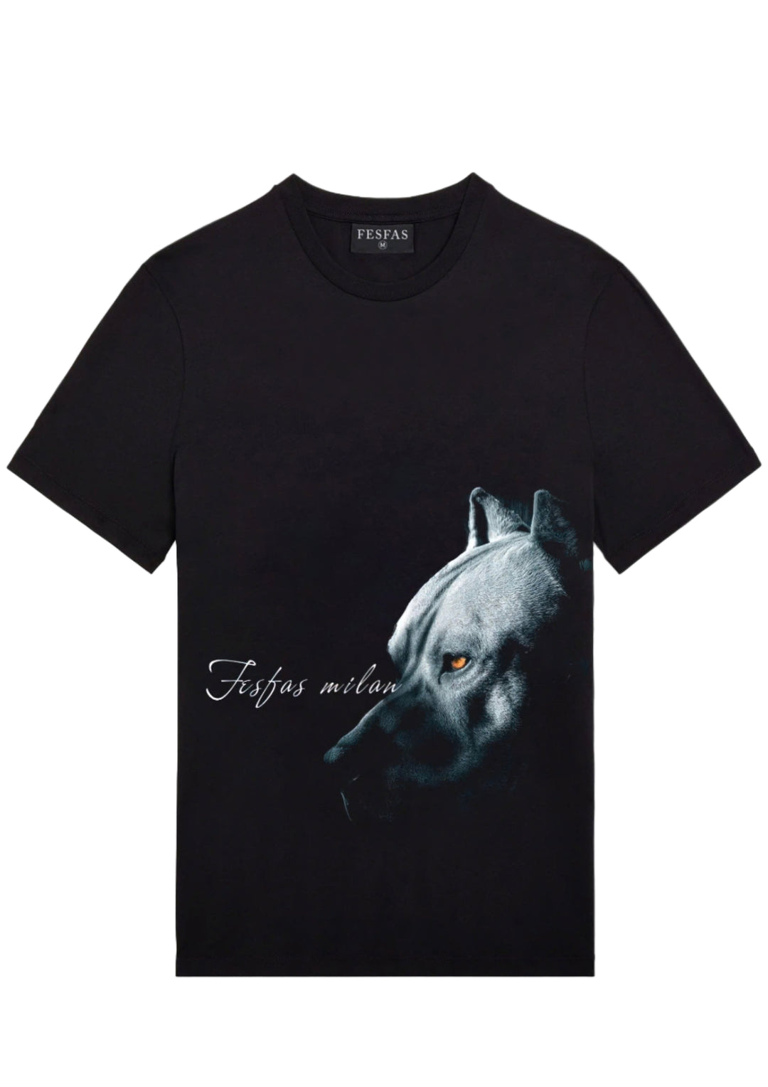 FesFas bulldog-print T-shirt | Black | Men