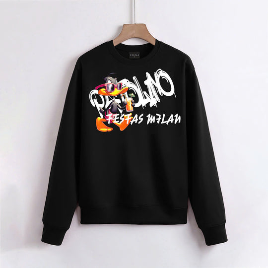 FesFas duck-print Sweatshirt | Black | Men