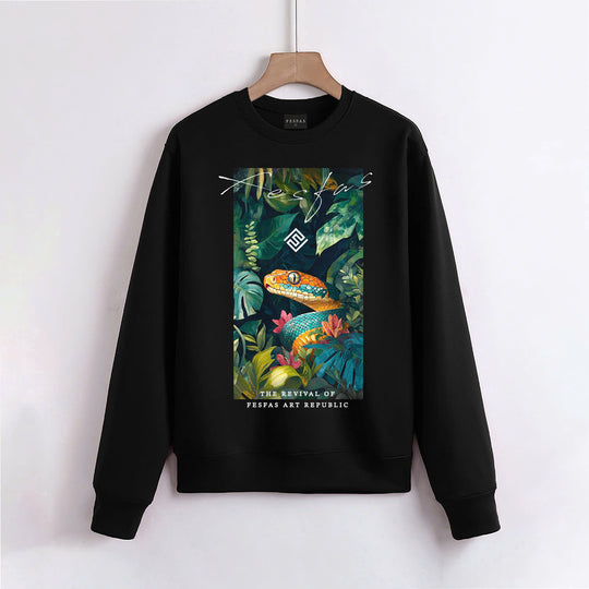 FesFas natural-print Sweatshirt | Black | Men