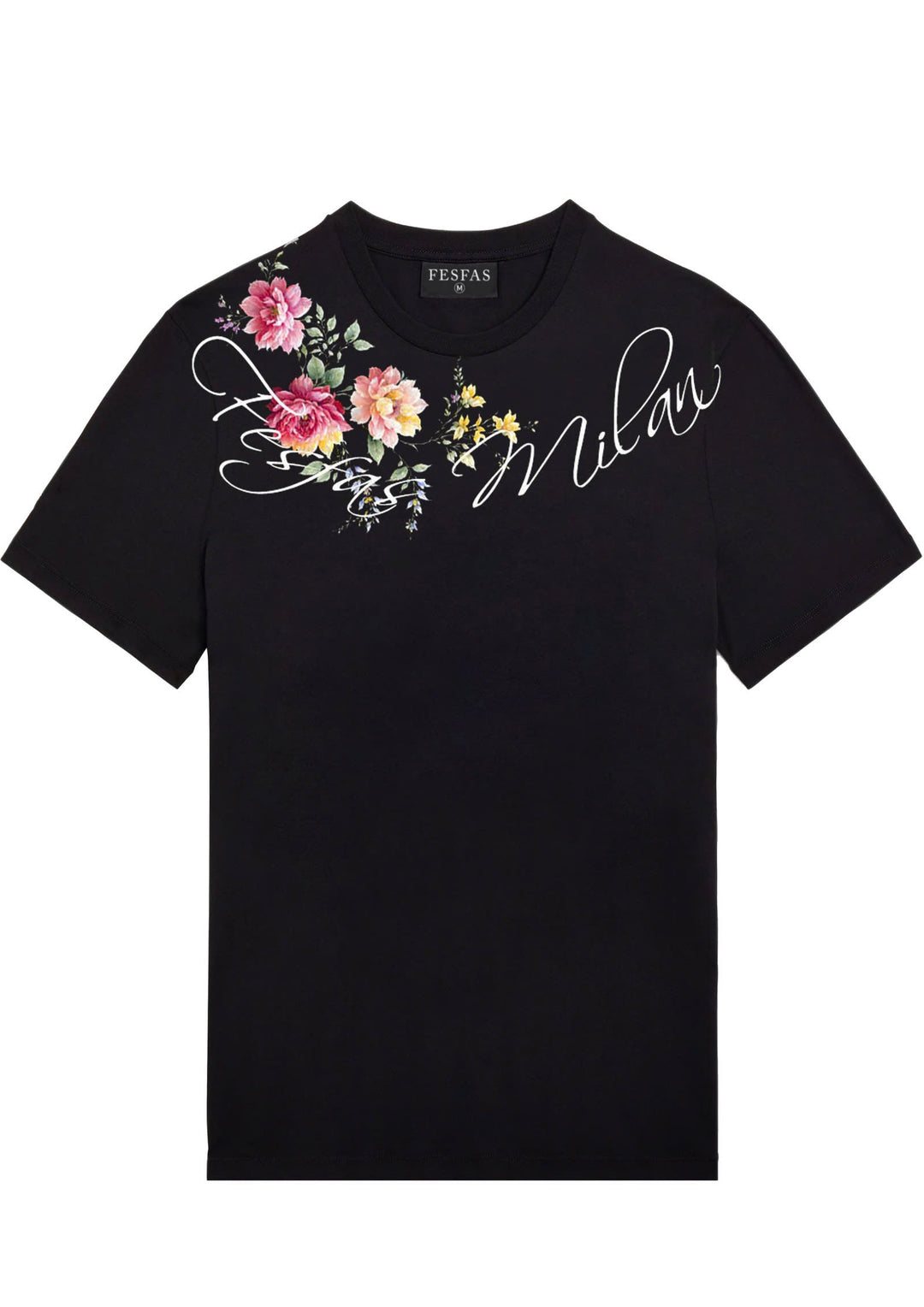 FesFas flowers-print T-shirt | Black | Men