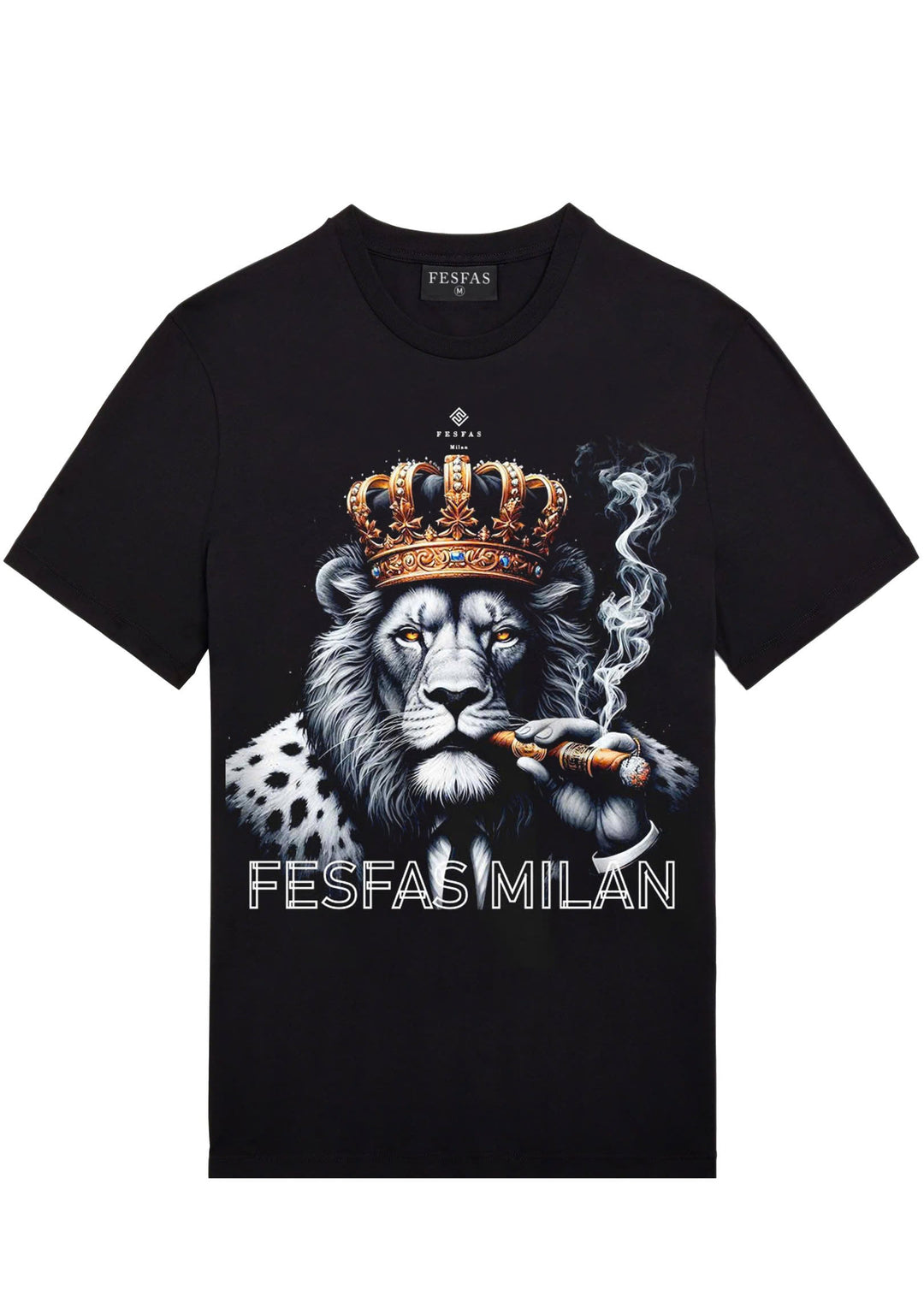 FesFas lion-print T-shirt | Black | Men