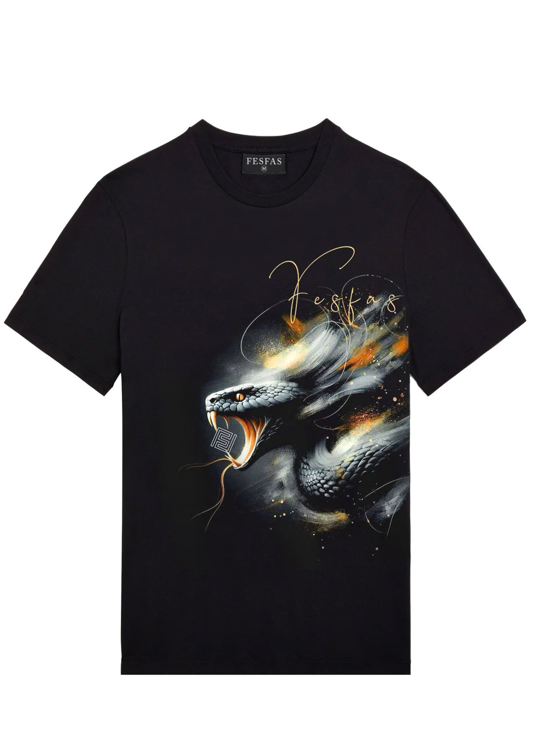 FesFas snake-print T-shirt | Black | Men