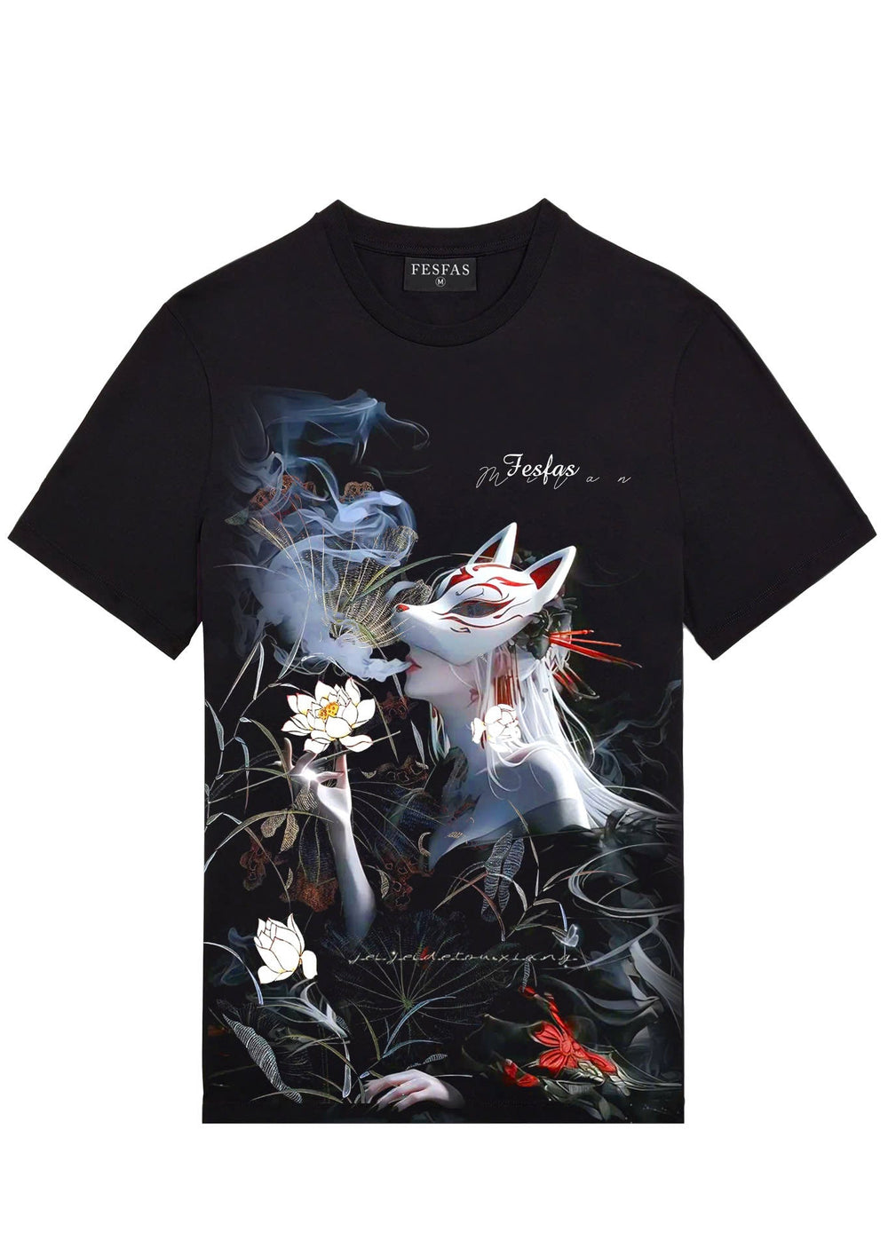FesFas japanese tattoo-print T-shirt