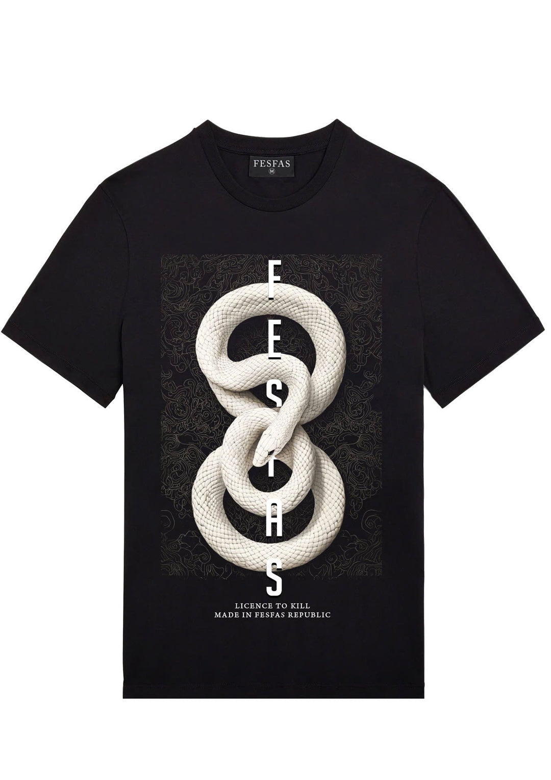 FesFas snake-print T-shirt | Black | Men