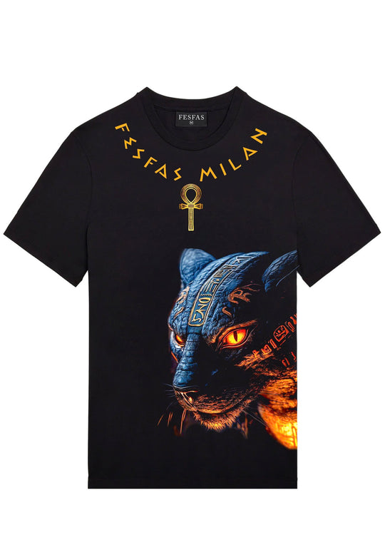 FesFas panther-print T-shirt | Black | Men