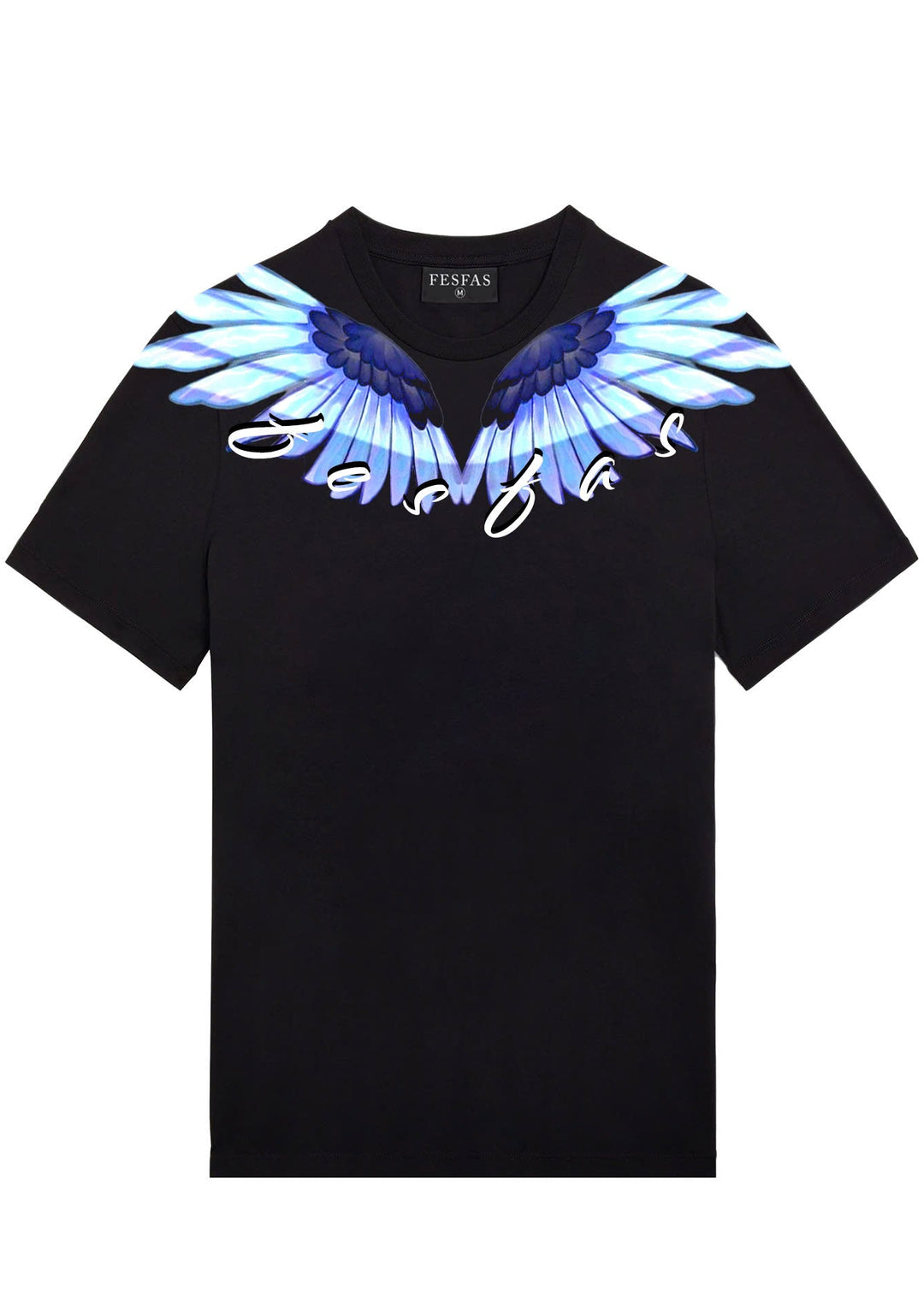 FesFas wings-print T-shirt | Black | Men