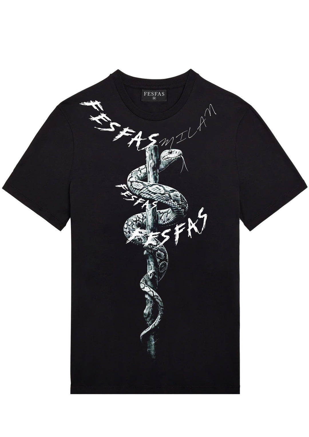 FesFas snake-print T-shirt | Black | Men
