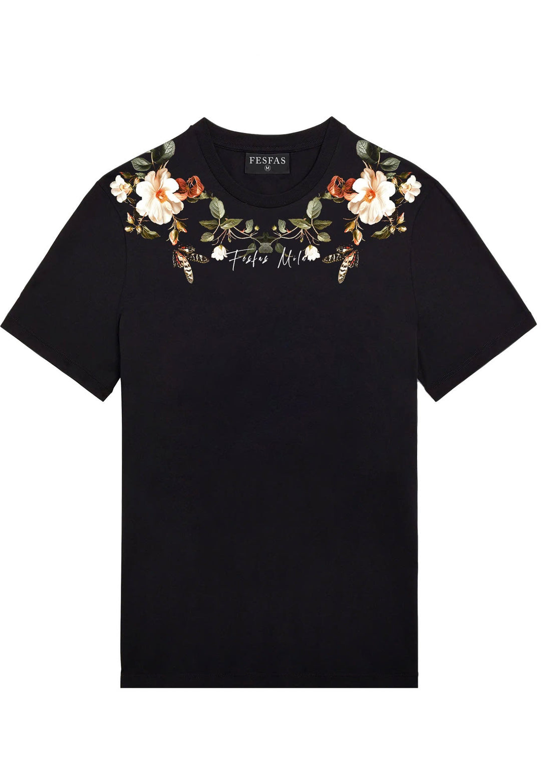 FesFas flowers-print T-shirt | Black | Men