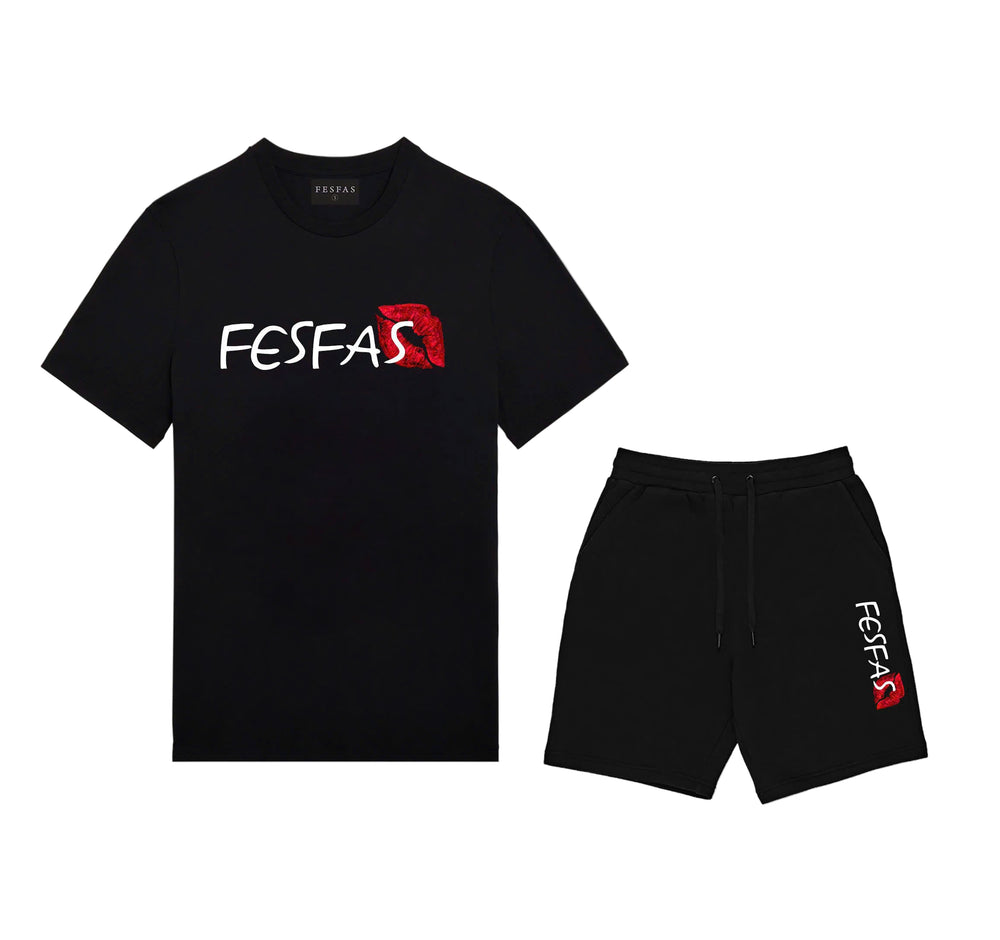FesFas Drawstring Shorts | Men | Black