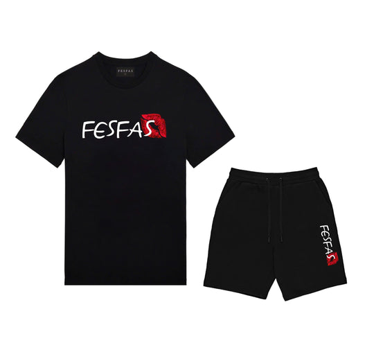 FesFas Drawstring Shorts | Men | Black