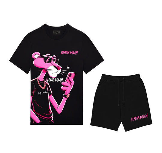 FesFas Drawstring Shorts | Men | Black