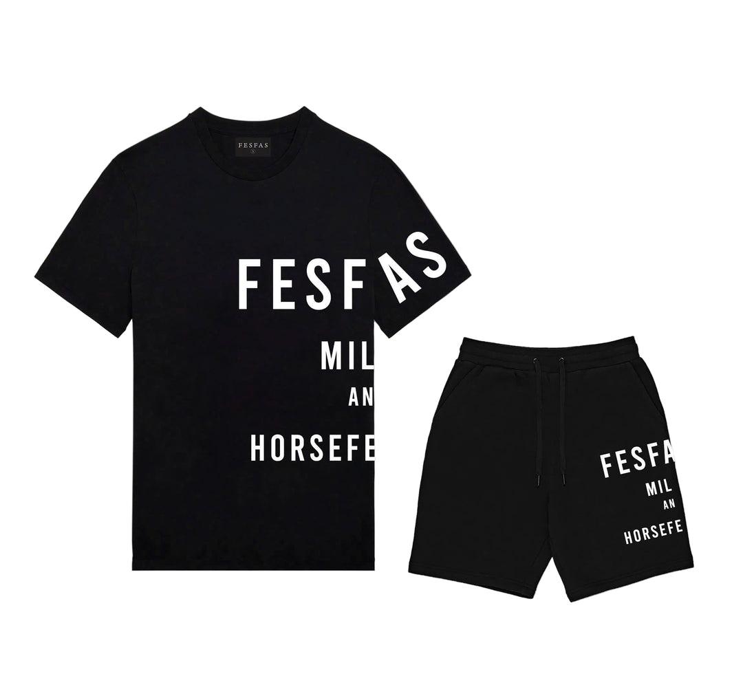 FesFas Drawstring Shorts | Men | Black