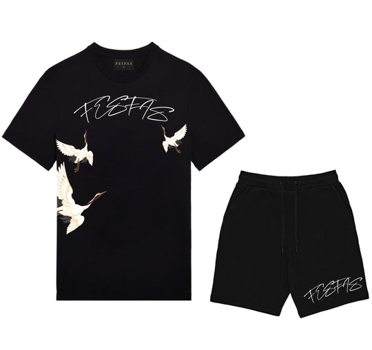 FesFas Drawstring Shorts | Men | Black