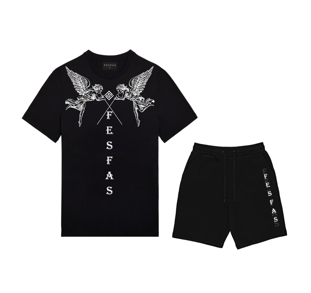 FesFas Drawstring Shorts | Men | Black