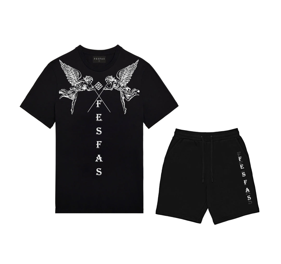 FesFas Drawstring Shorts | Men | Black