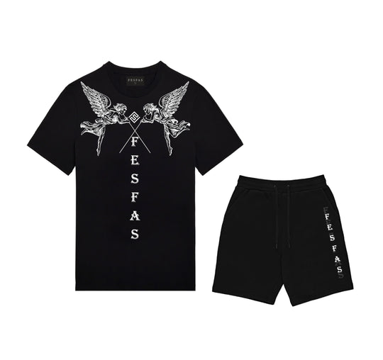 FesFas Drawstring Shorts | Men | Black