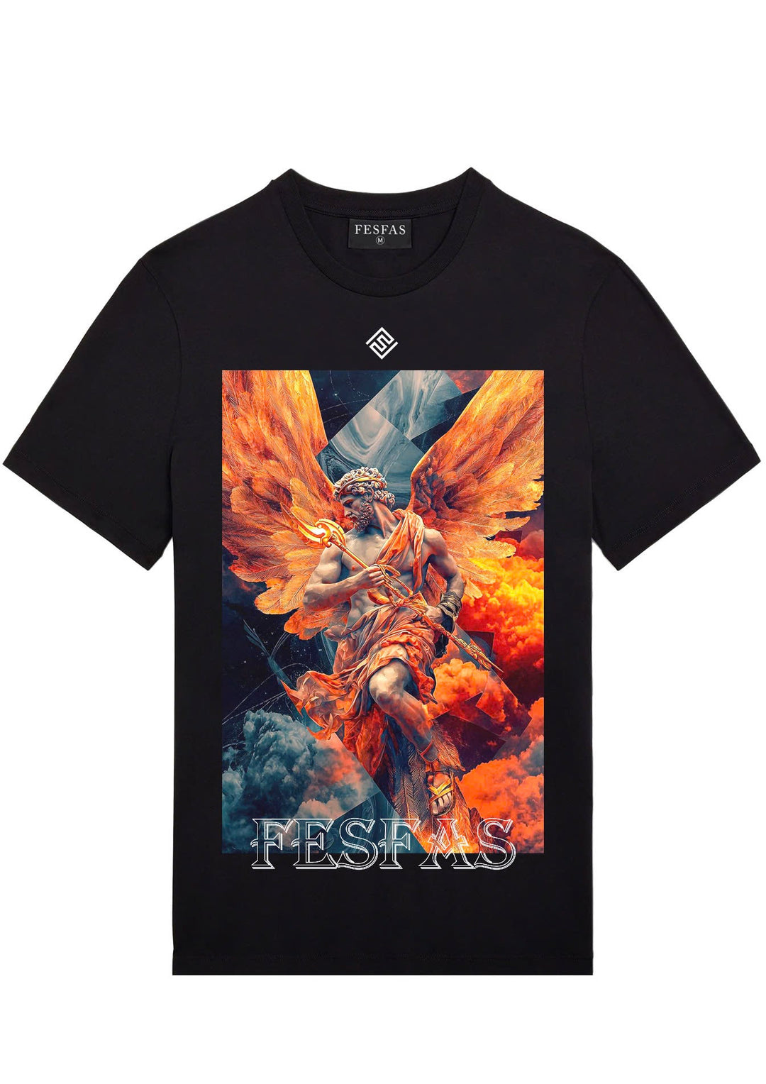 FesFas God-print T-shirt | Black | Men