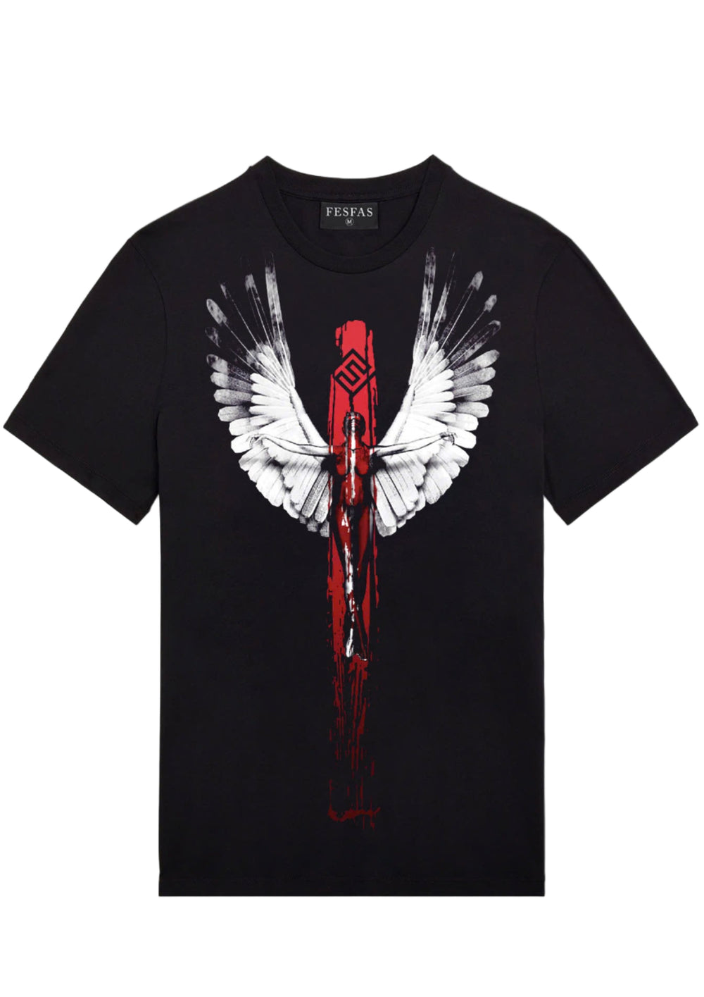 FesFas angel-print T-shirt