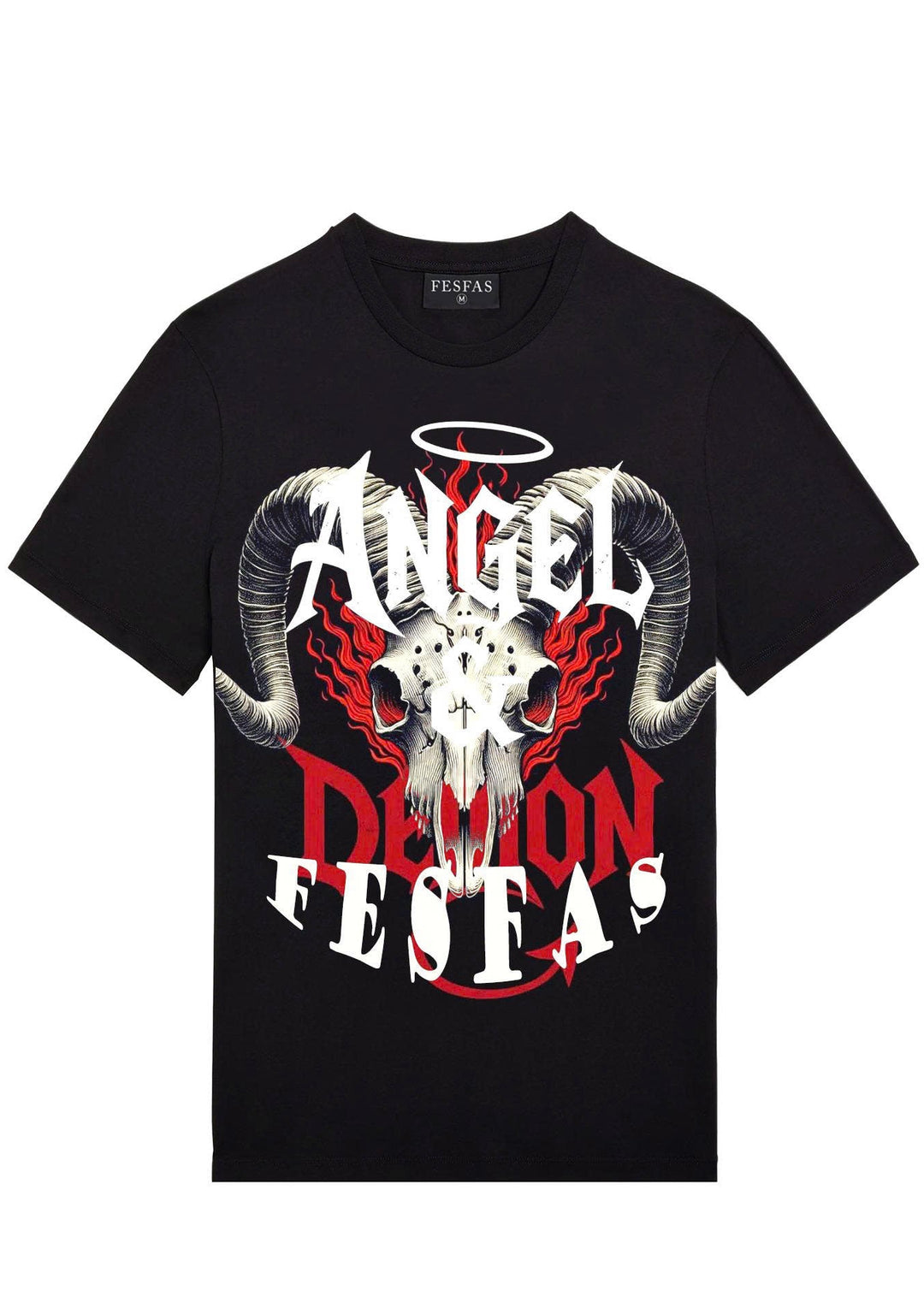 FesFas graphic-print T-shirt | Black | Men