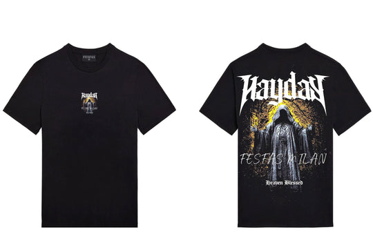 FesFas god-print T-shirt | Black | Men