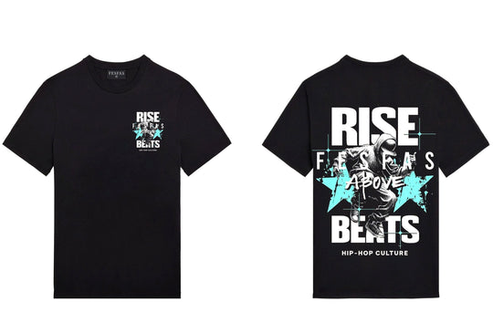 FesFas hiphop-print T-shirt | Black | Men