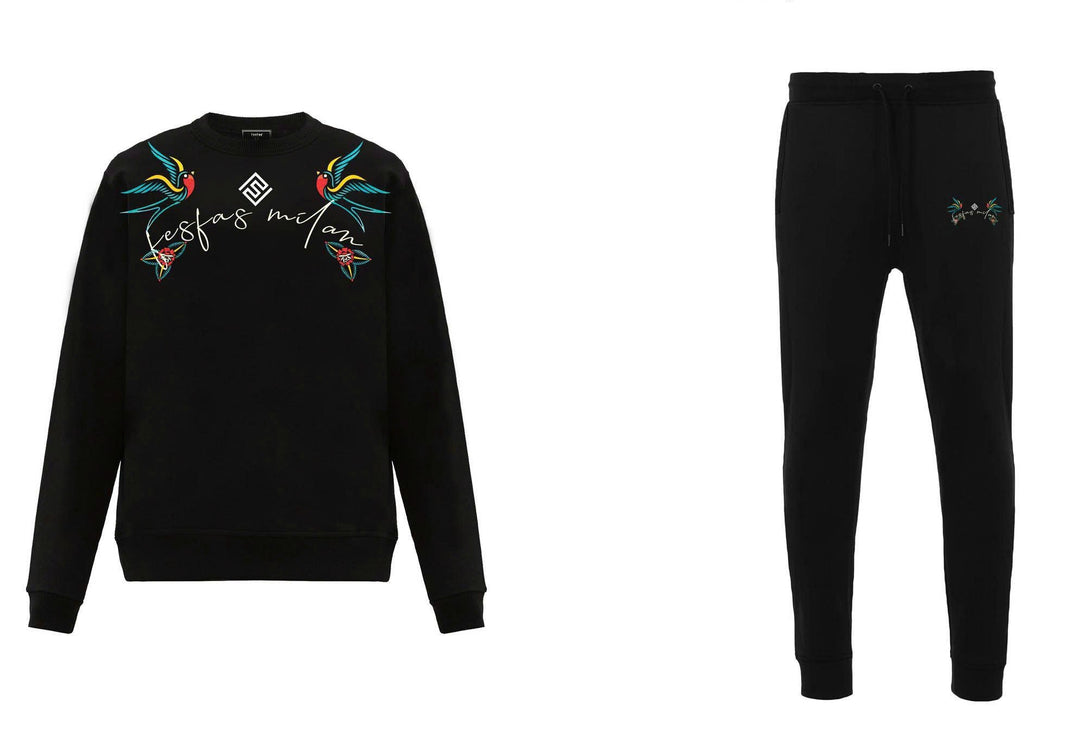 FesFas Drawstring Joggers | Men | Black