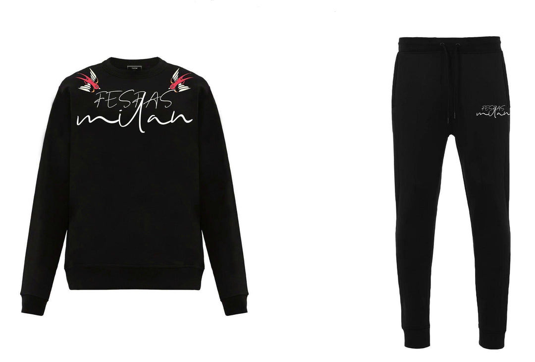 FesFas Drawstring Joggers | Men | Black