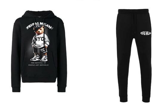 FesFas Drawstring Joggers | Men | Black