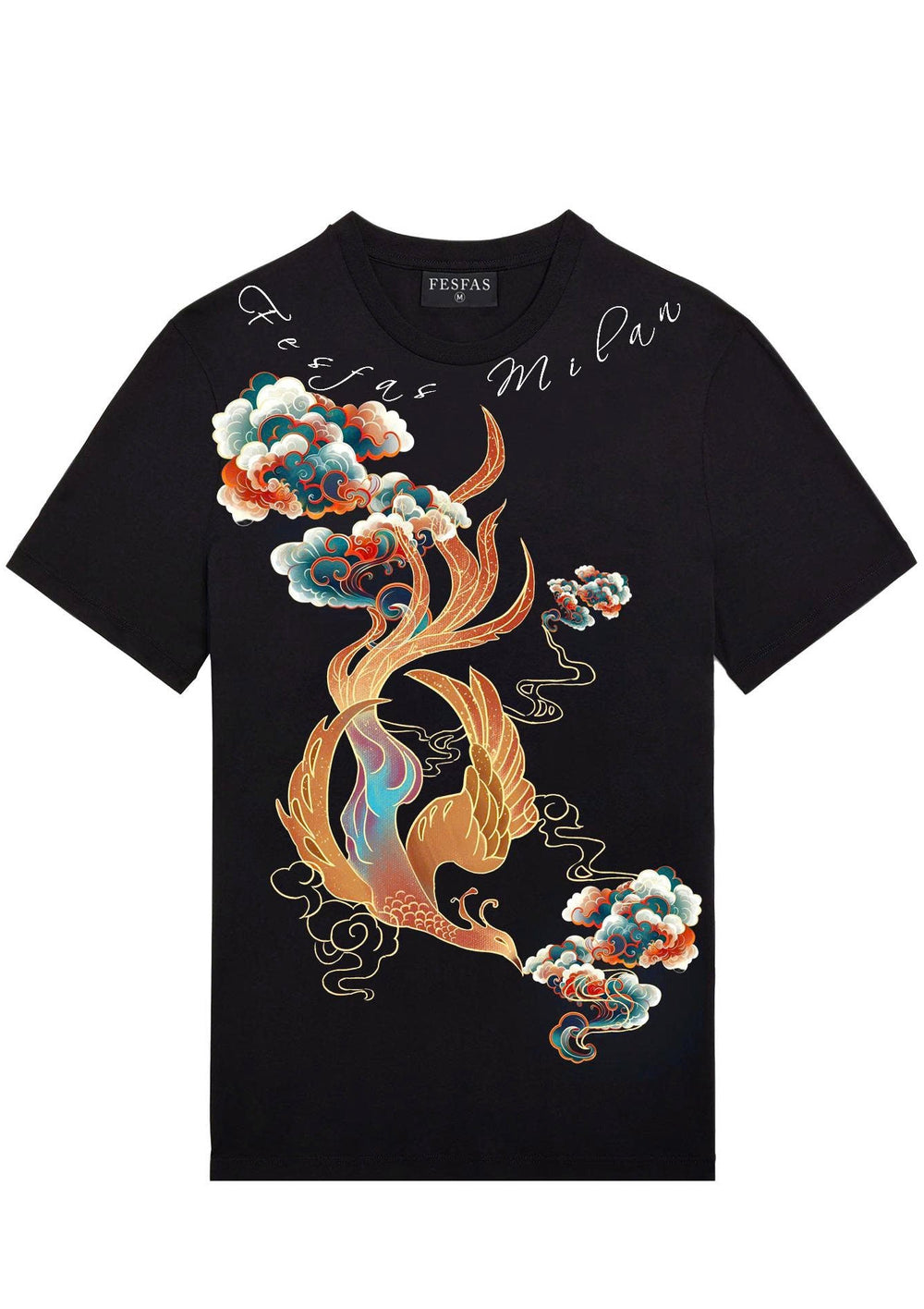 FesFas cloud phoenix-print T-shirt