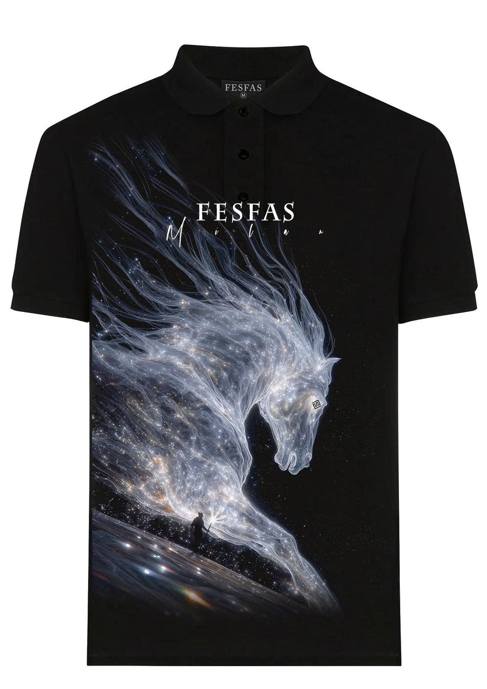 FesFas light horse-print Polo Shirt