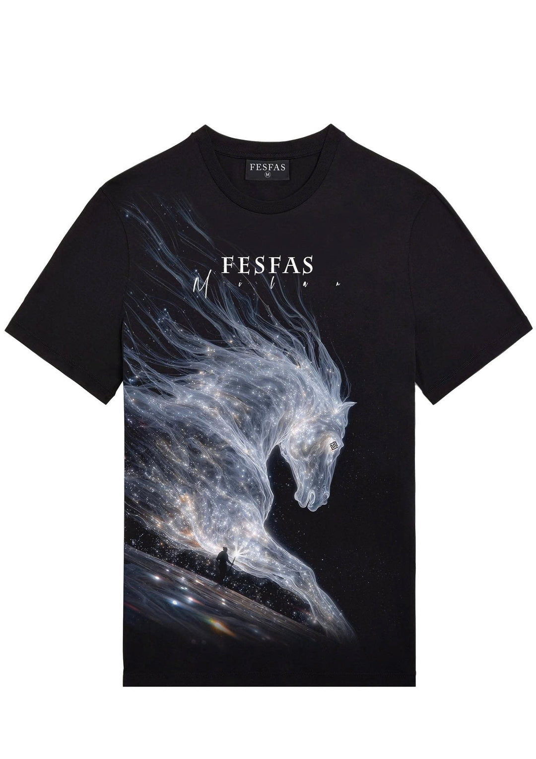FesFas light horse-print T-shirt | Black | Men
