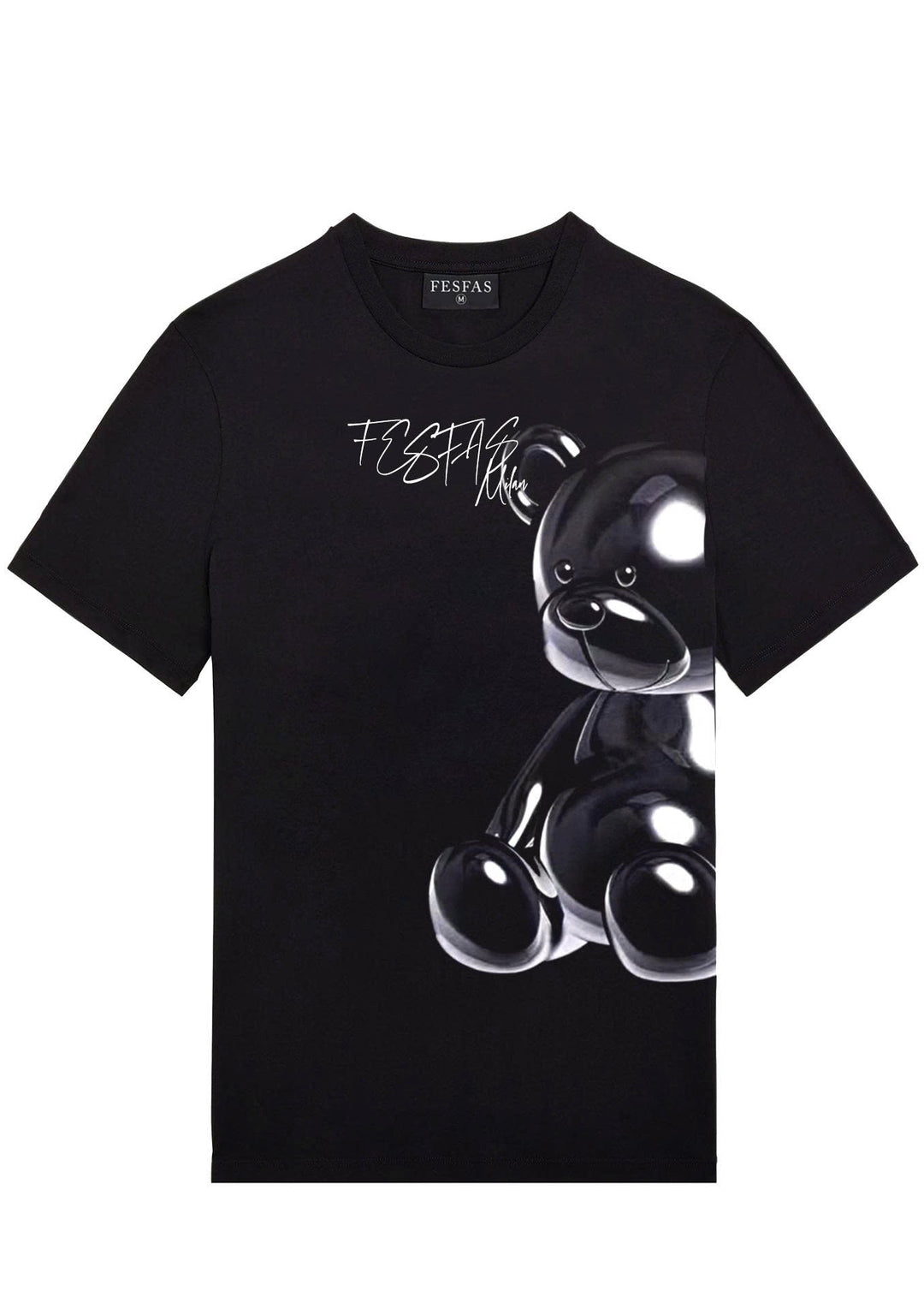 FesFas bear balloon-print T-shirt | Black | Men
