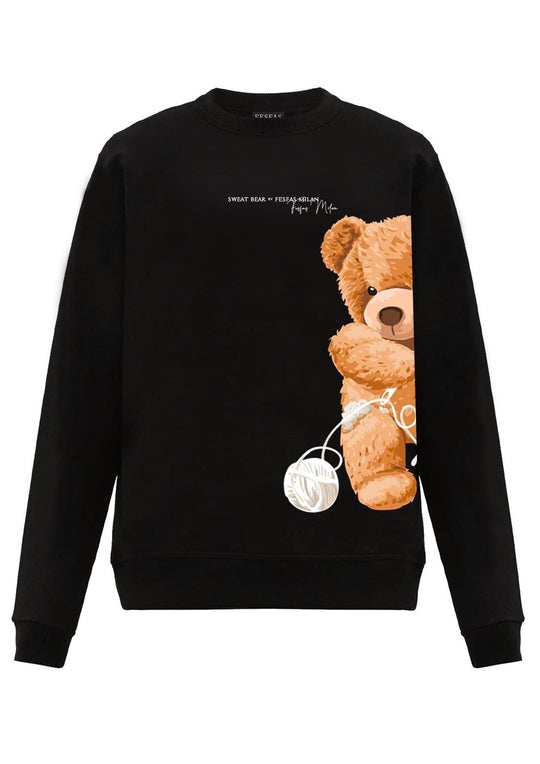 FesFas bear-print Sweatshirt | Black | Men