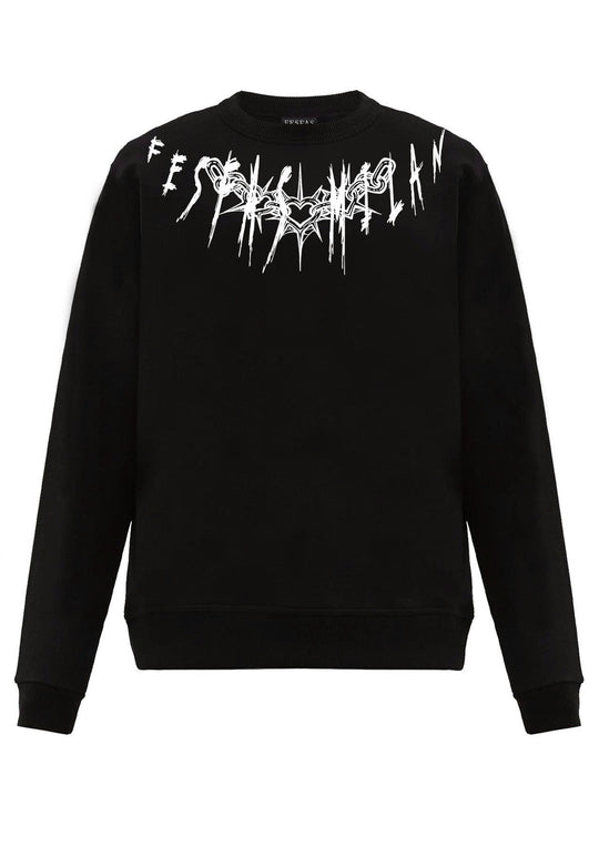 FesFas graphic-print Sweatshirt | Black | Men