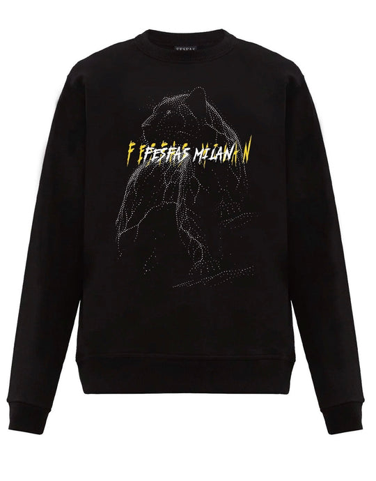 FesFas panther-print Sweatshirt | Black | Men