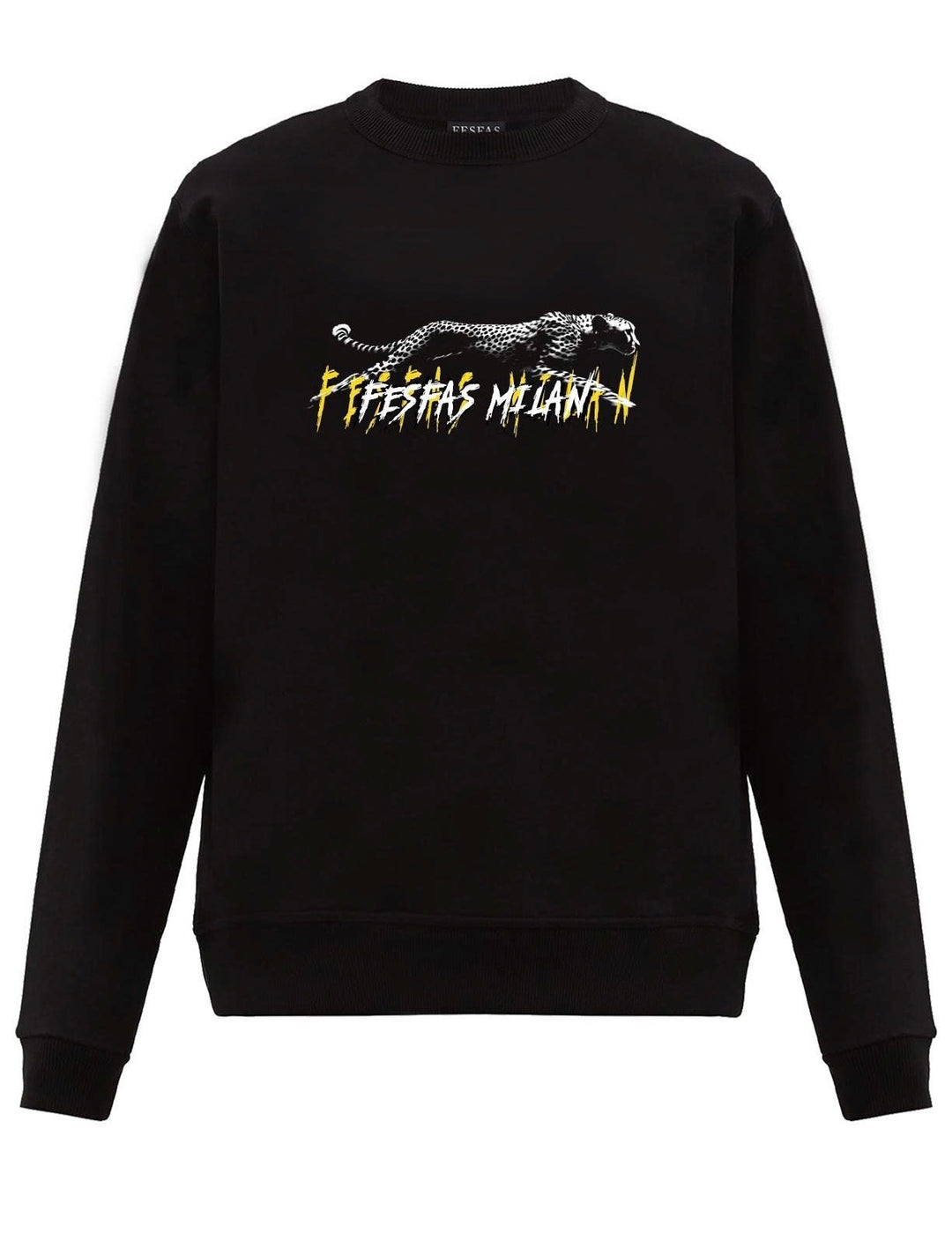 FesFas panther-print Sweatshirt | Black | Men