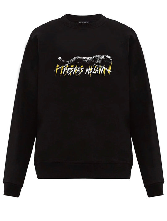 FesFas panther-print Sweatshirt | Black | Men