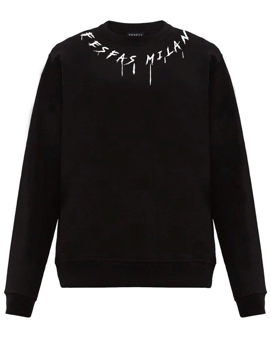 FesFas graphic-print Sweatshirt | Black | Men