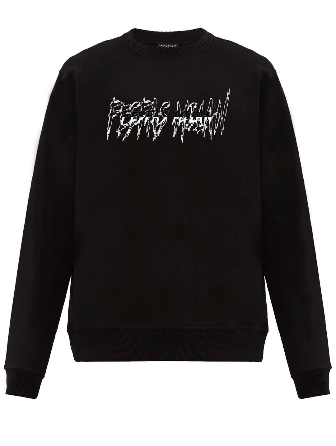 FesFas graphic-print Sweatshirt | Black | Men